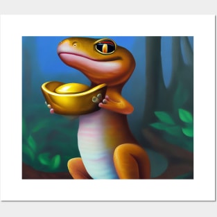 Gecko wealth Posters and Art